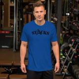 STACKS TEE BLACK FONT ALL COLORS
