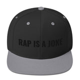 SNAPBACK HAT BLACK FONT