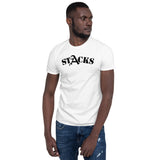 STACKS TEE BLACK FONT