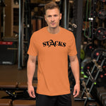 STACKS TEE BLACK FONT ALL COLORS