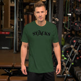 STACKS TEE BLACK FONT ALL COLORS