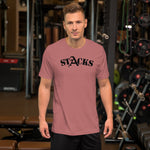 STACKS TEE BLACK FONT ALL COLORS