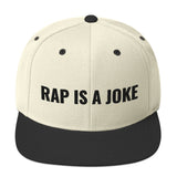SNAPBACK HAT BLACK FONT