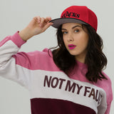 SNAPBACK STACKS MORE COLORS BLACK FONT